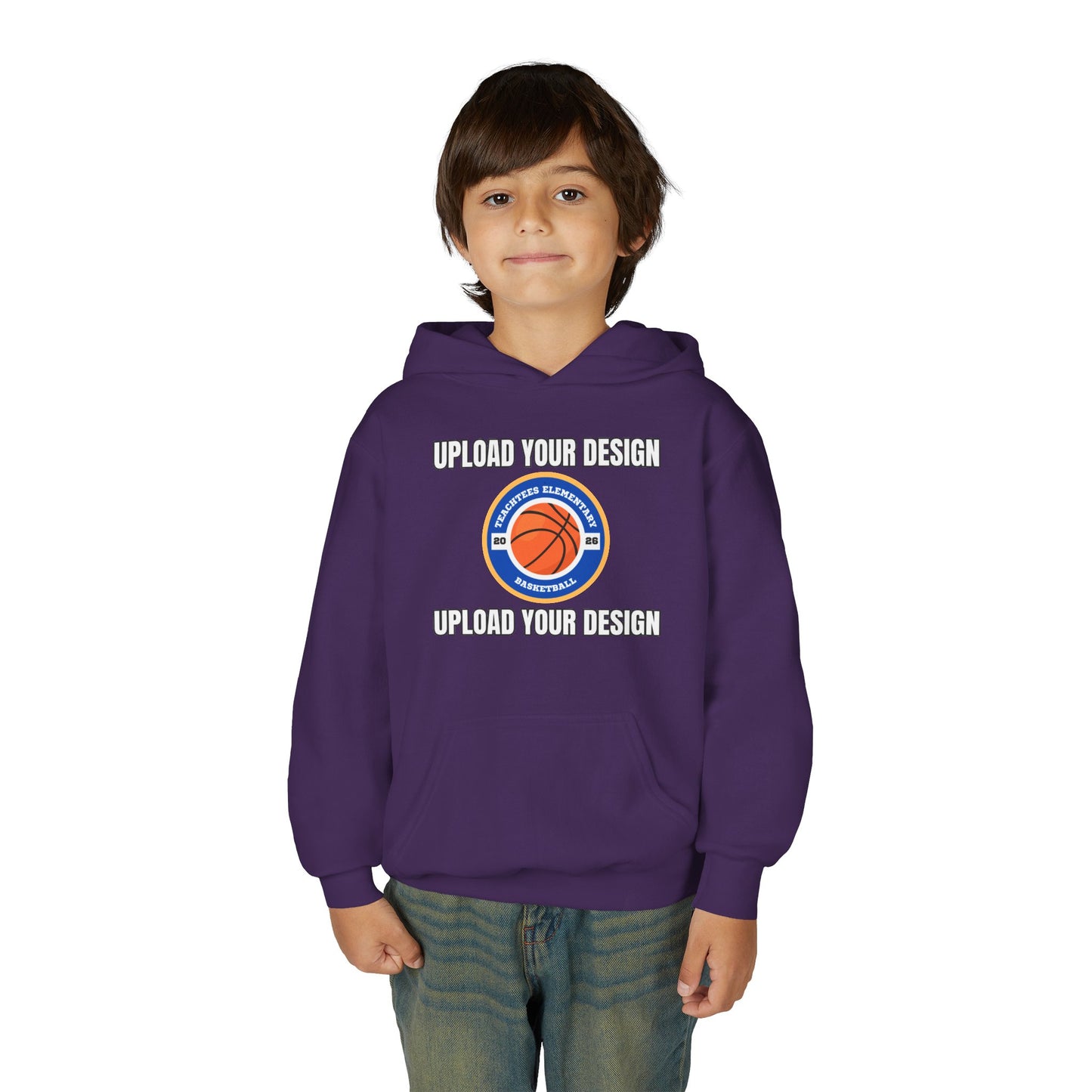 Customizable Youth Pullover Hoodie