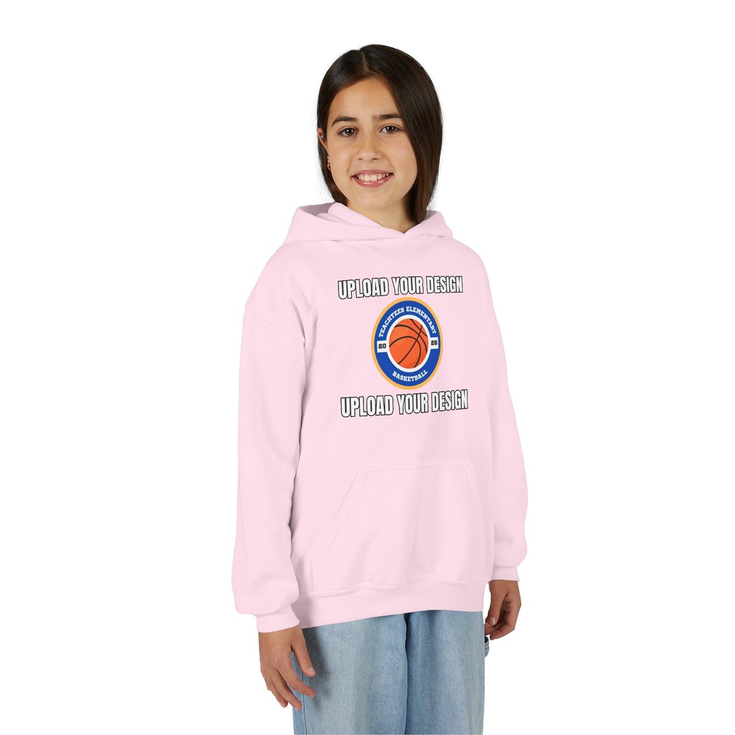 Customizable Youth Pullover Hoodie