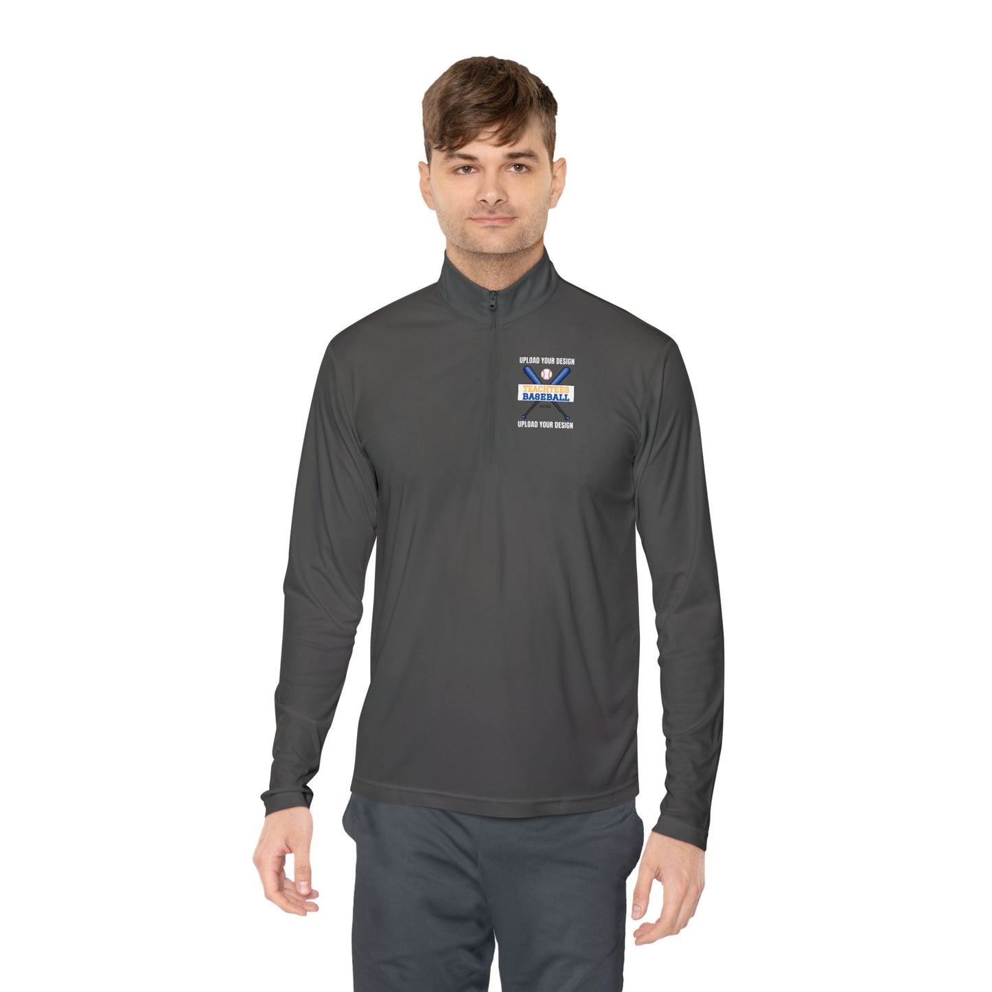 Customizable Adult Quarter-Zip Pullover