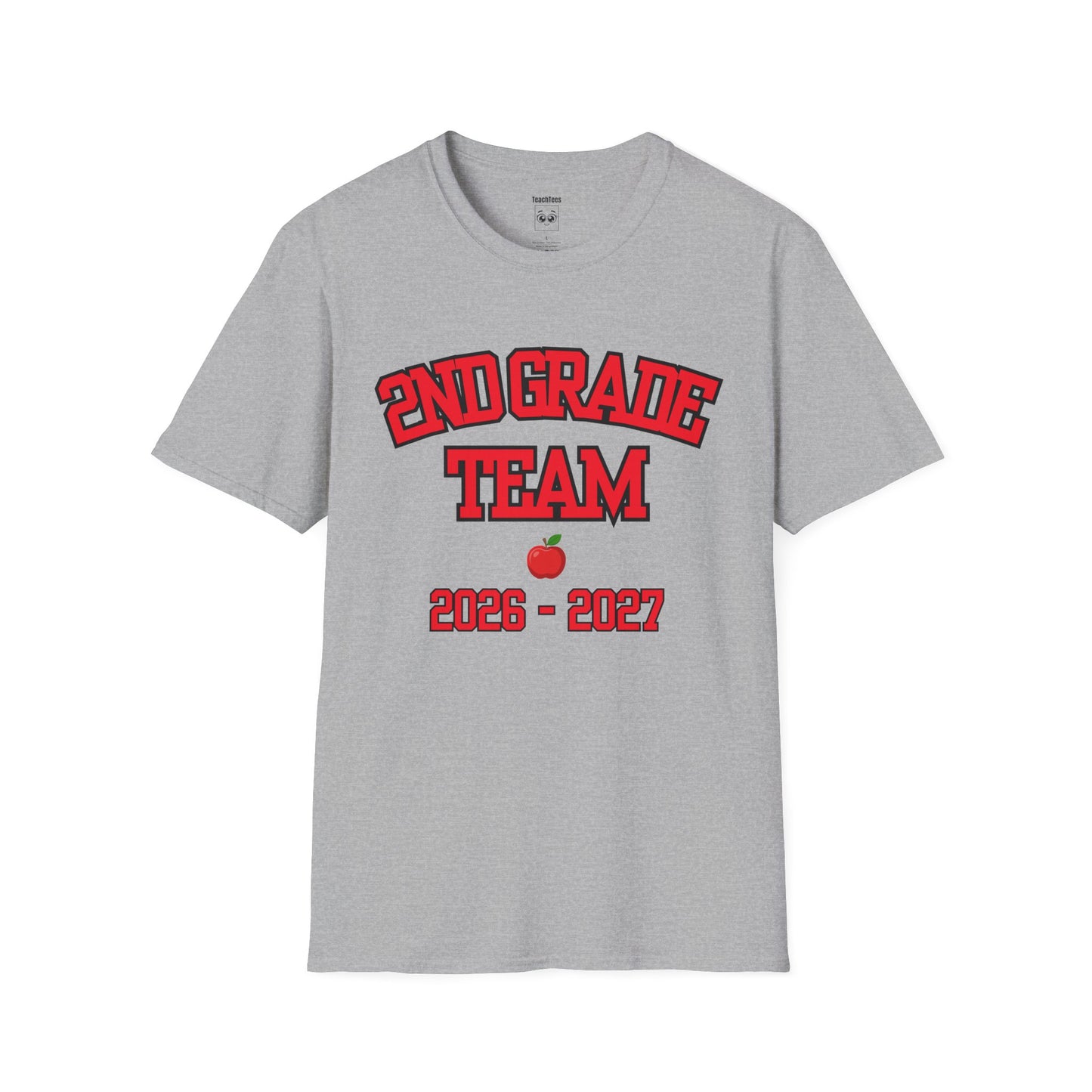 2nd Grade Team 2026-2027 Red Tee