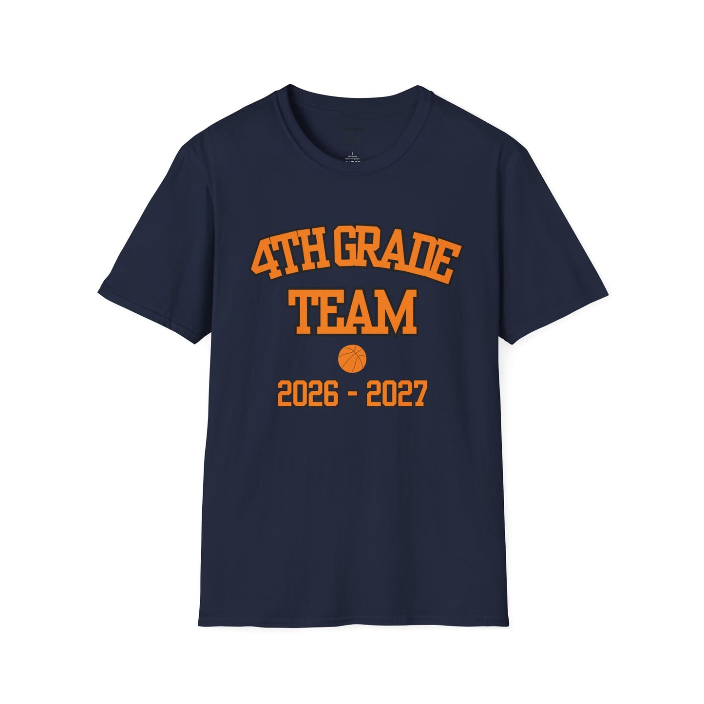 4th Grade Team 2026-2027 Orange Tee