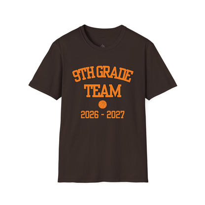 9th Grade Team 2026–2027 Orange Tee