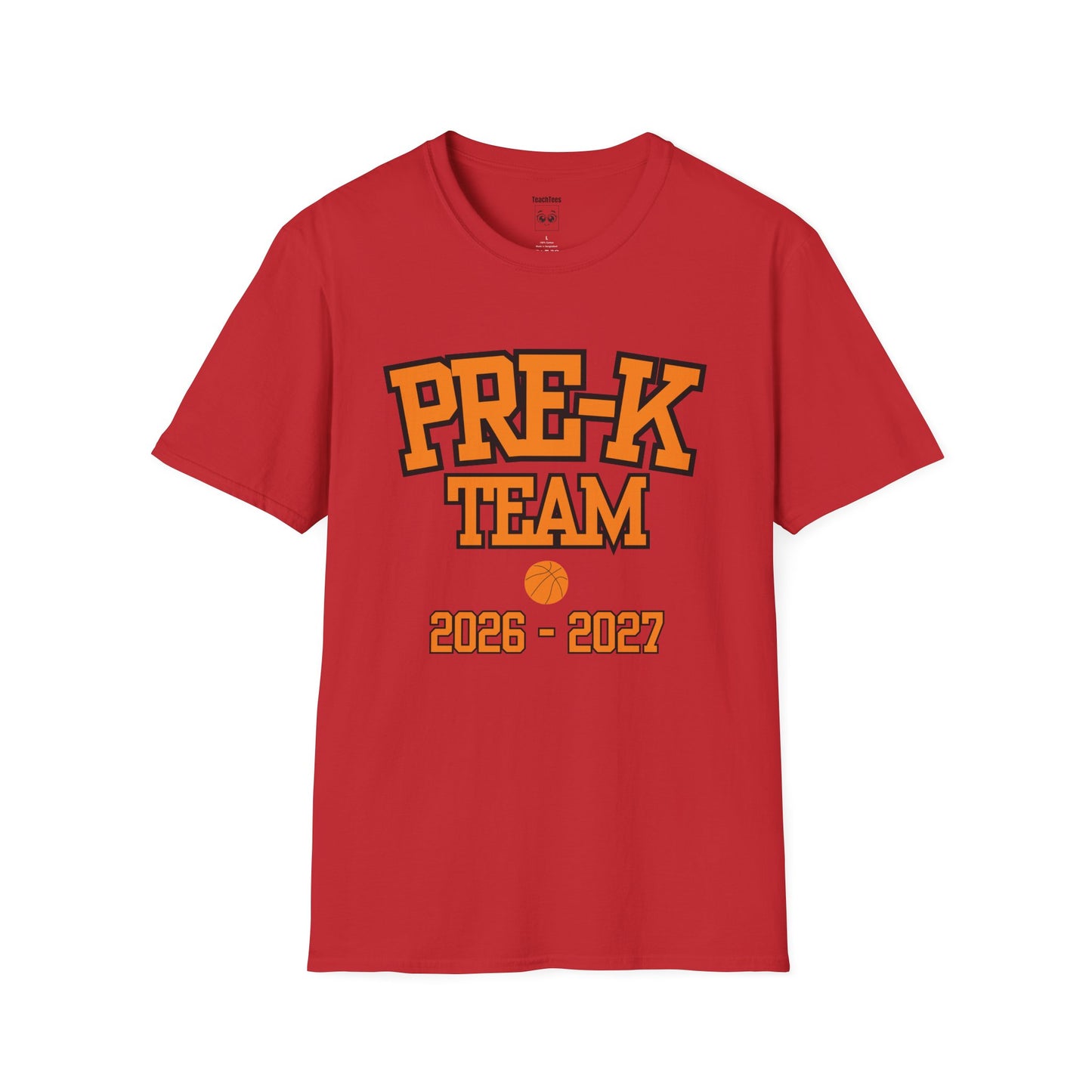 Pre-K Team 2026–2027 Orange Tee