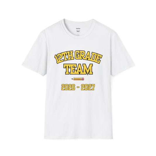 12th Grade Team 2026–2027 Yellow Tee
