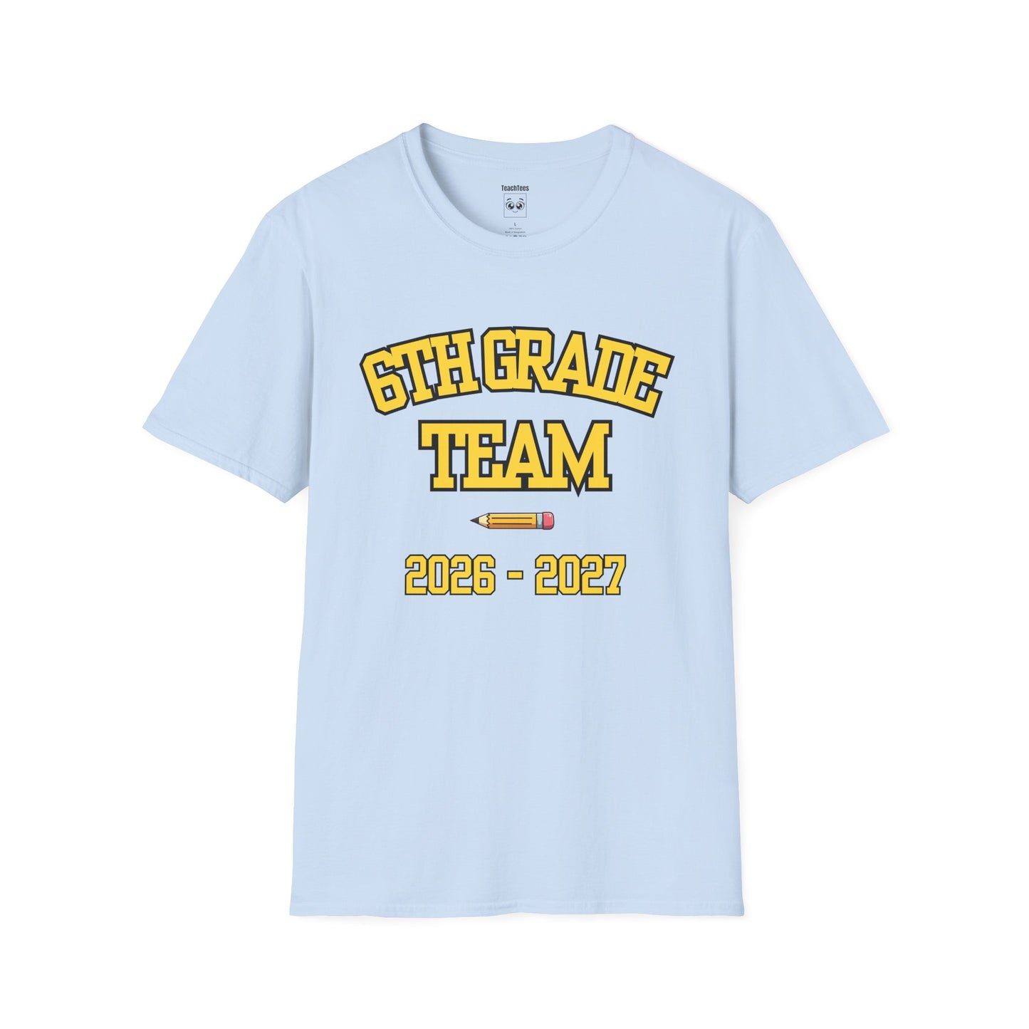 6th Grade Team 2026–2027 Yellow Tee