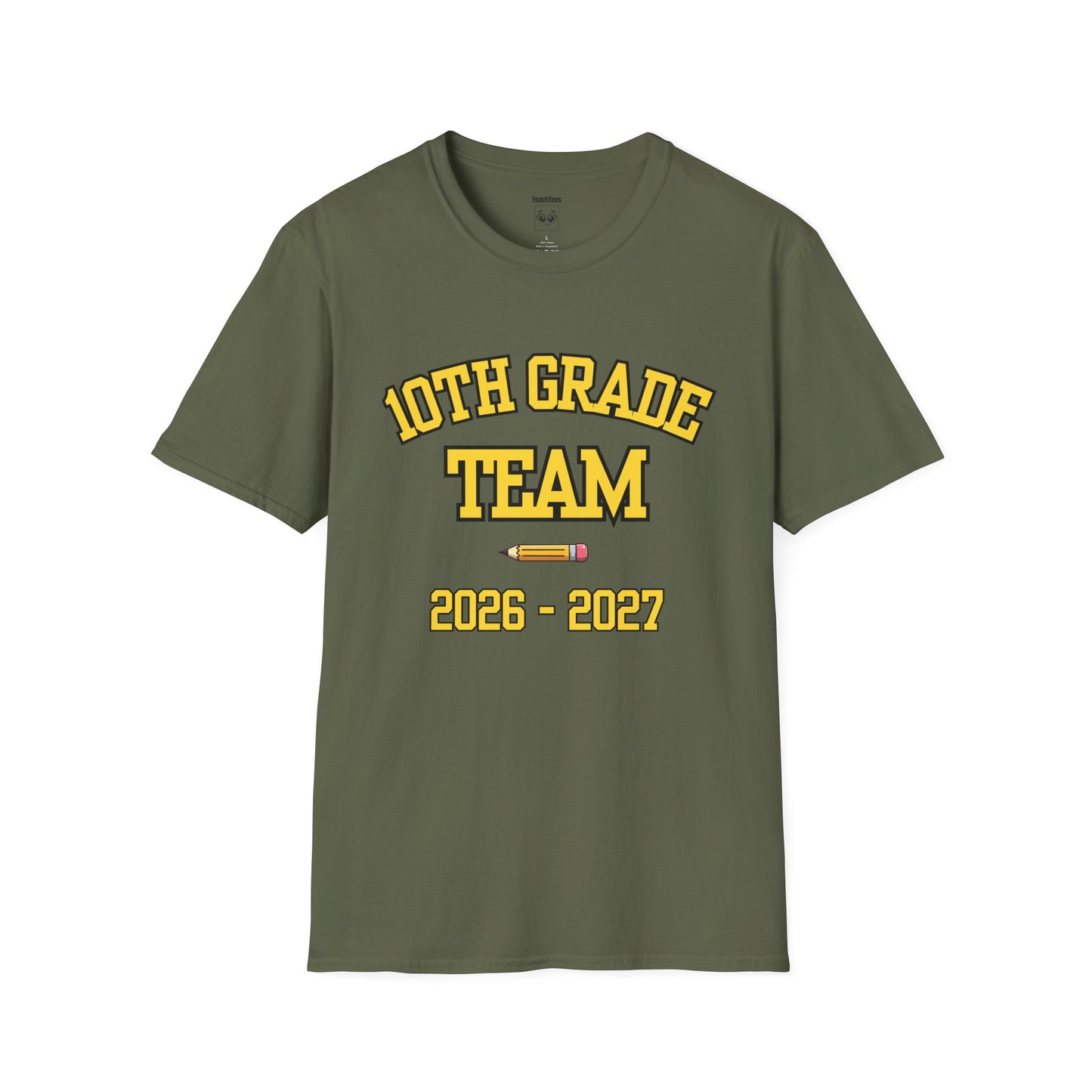 10th Grade Team 2026-2027 Yellow Tee