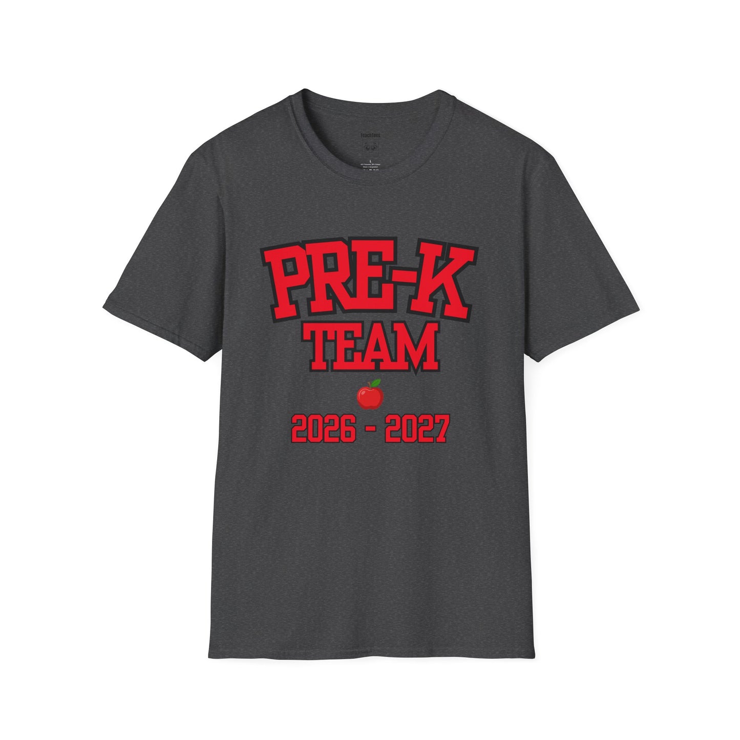 Pre-K Team 2026–2027 Red Tee