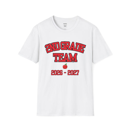 2nd Grade Team 2026-2027 Red Tee