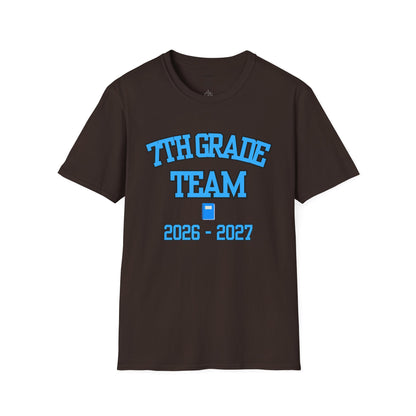 7th Grade Team 2026–2027 Blue Tee