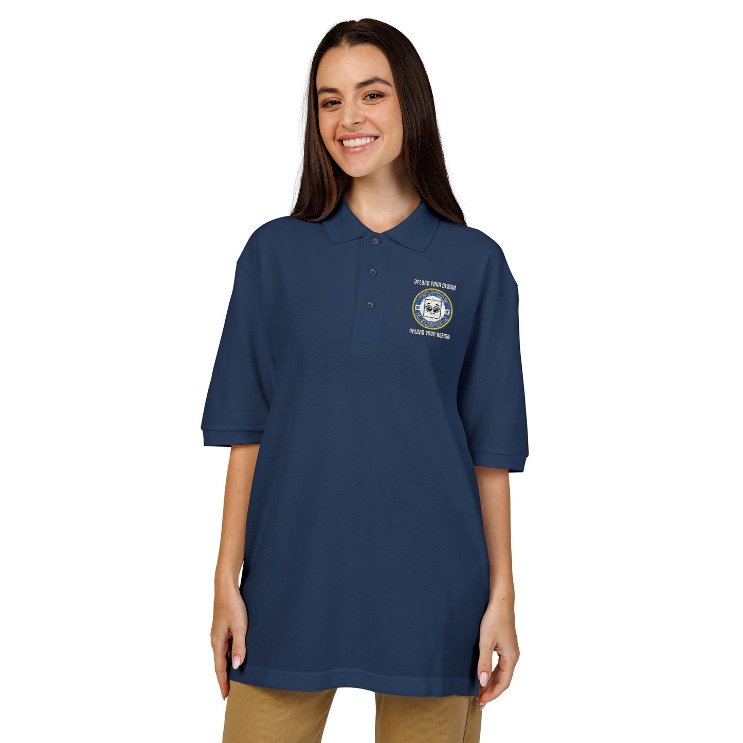 Customizable Embroidered Adult Polo Shirt