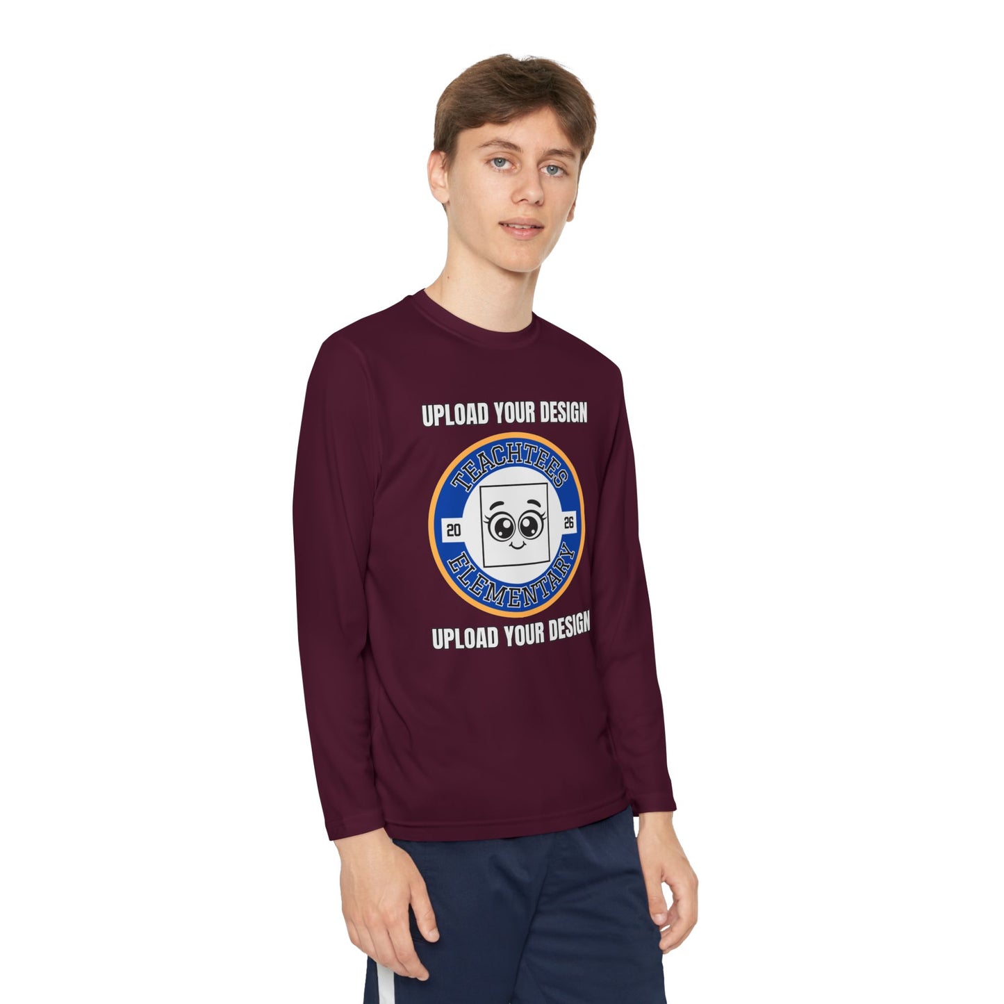 Customizable Long Sleeve Youth Tee