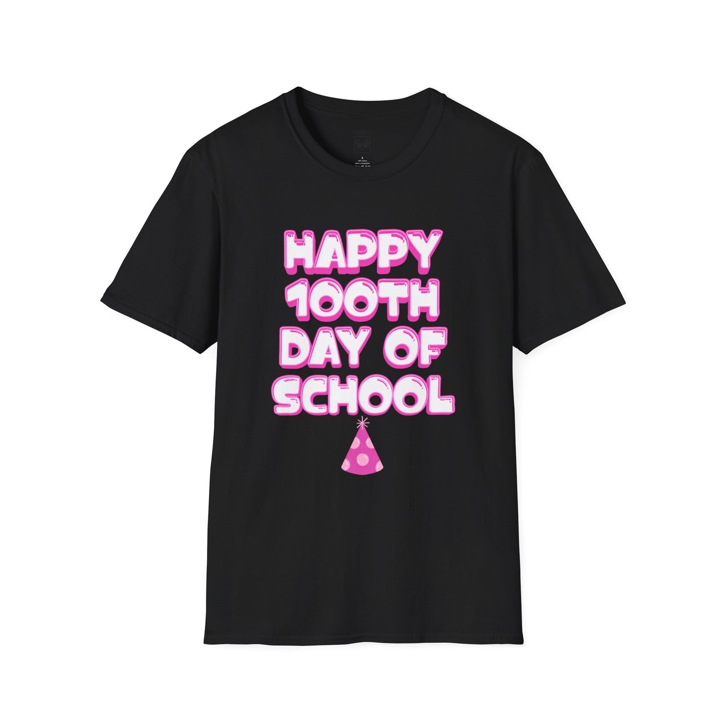 100th Day of School Pink Tee