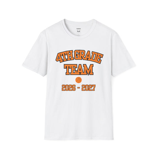 4th Grade Team 2026-2027 Orange Tee
