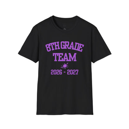 8th Grade Team 2026–2027 Purple Tee