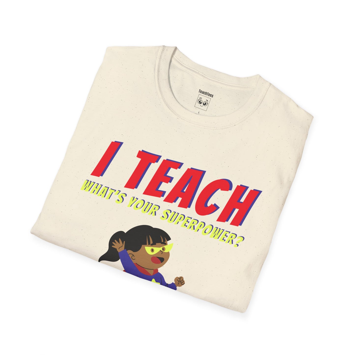 I Teach. What's Your Superpower? Black Hair Woman 2