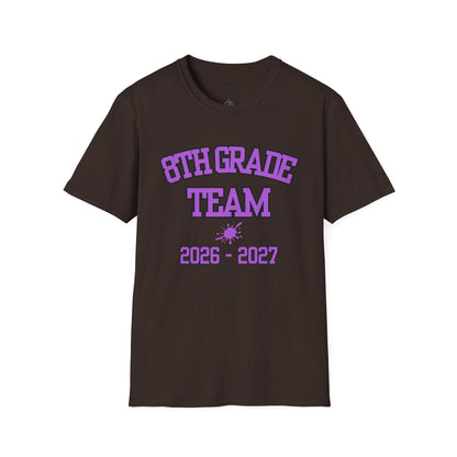 8th Grade Team 2026–2027 Purple Tee