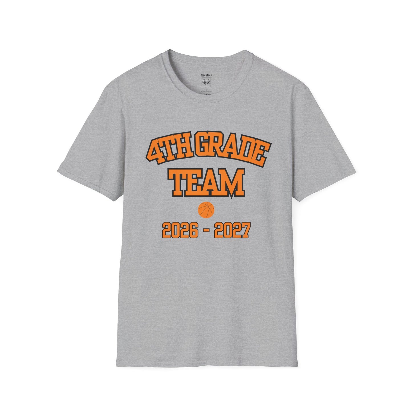 4th Grade Team 2026-2027 Orange Tee