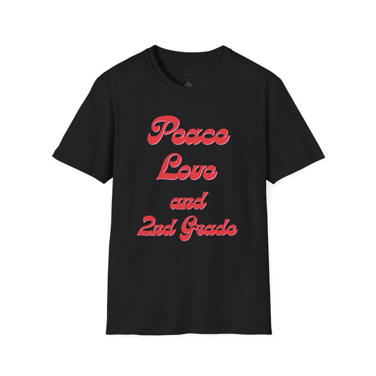 Peace Love and 2nd Grade Tee