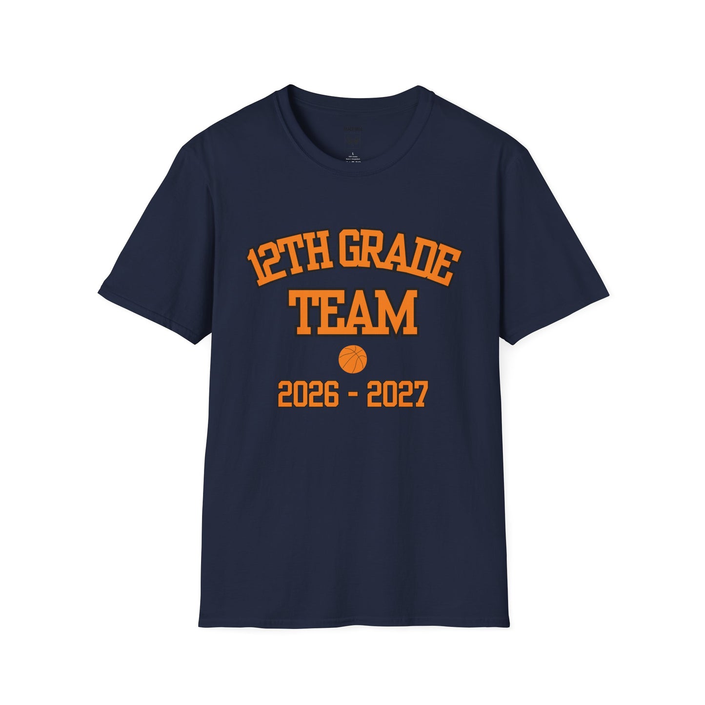 12th Grade Team 2026-2027 Orange Tee