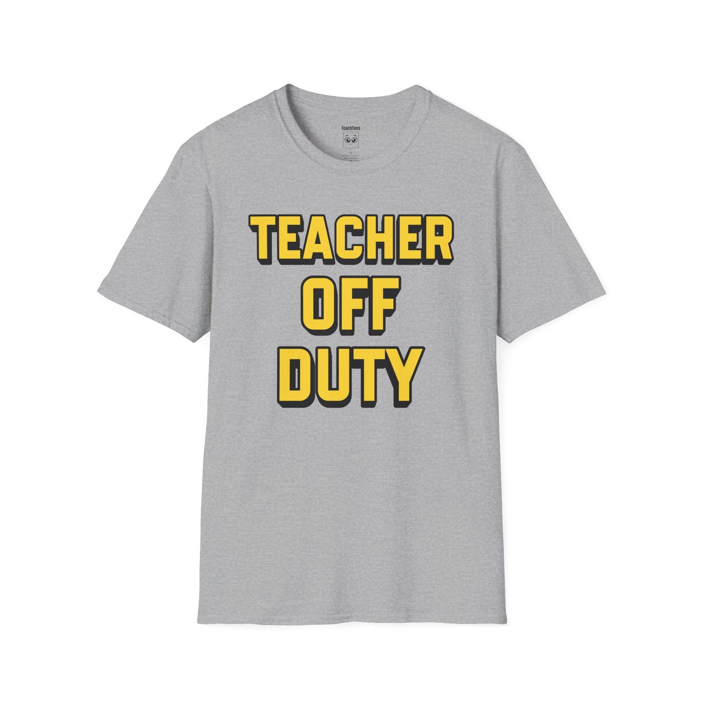 Teacher Off Duty Yellow Tee