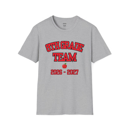 8th Grade Team 2026–2027 Red Tee