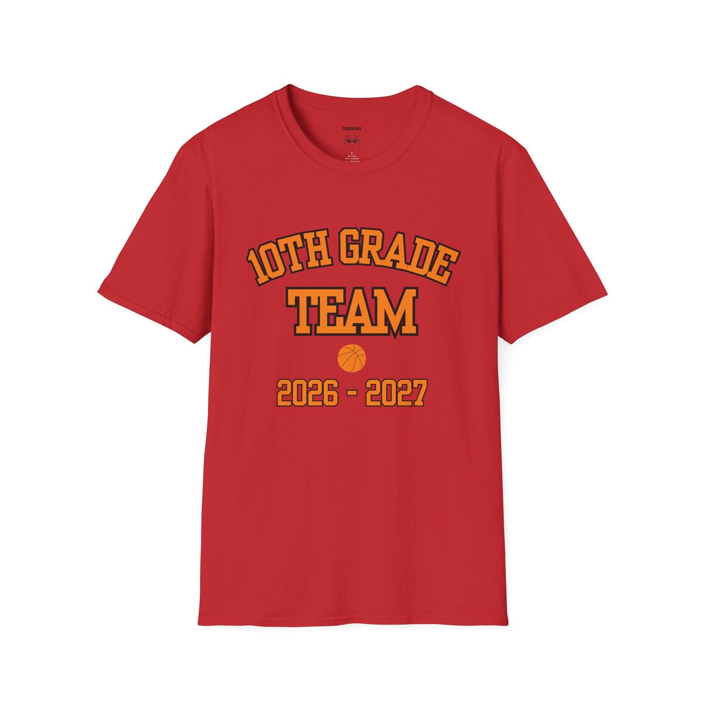 10th Grade Team 2026-2027 Orange Tee