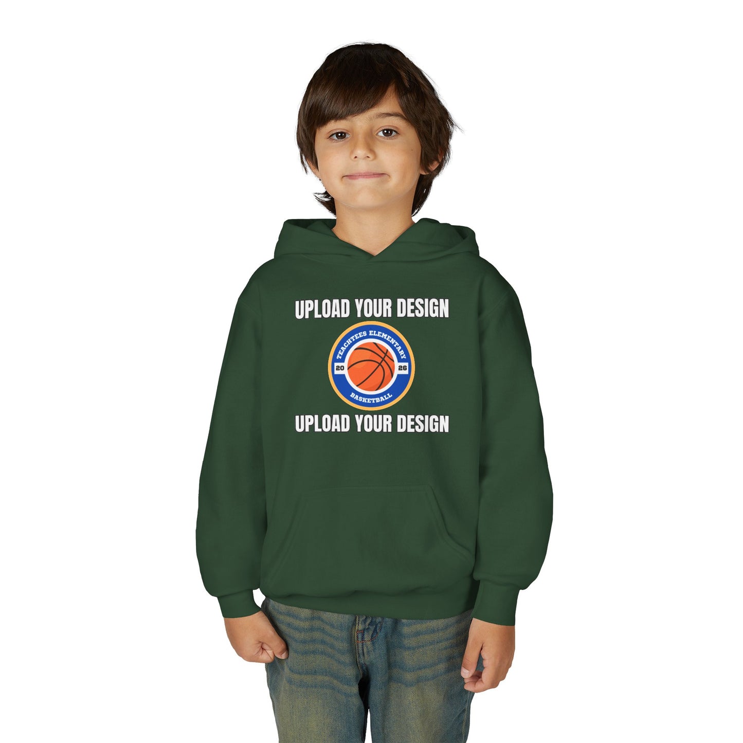 Customizable Youth Pullover Hoodie