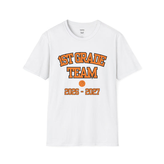 1st Grade Team 2026–2027 Orange Tee