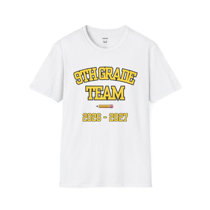 9th Grade Team 2026–2027 Yellow Tee