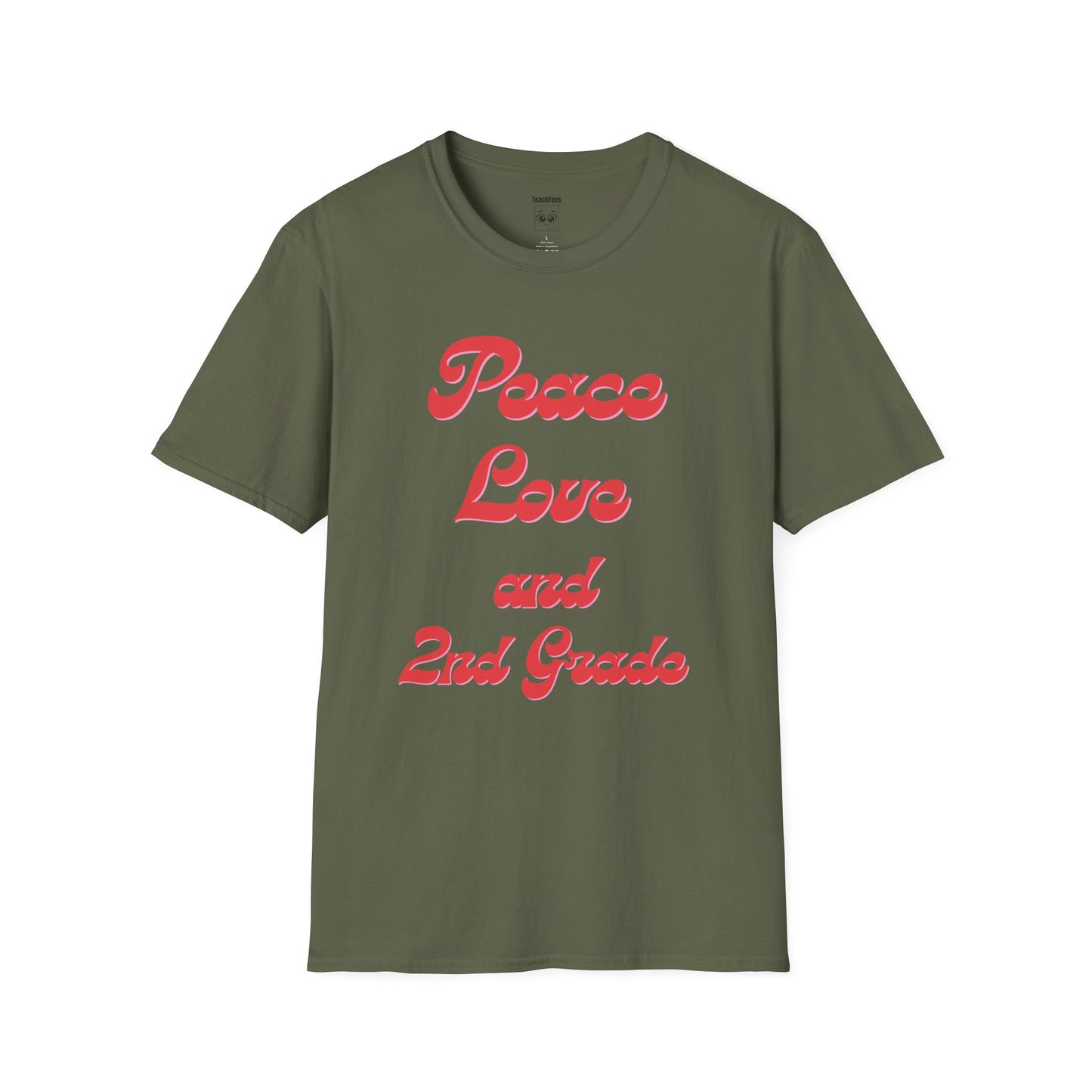 Peace Love and 2nd Grade Tee