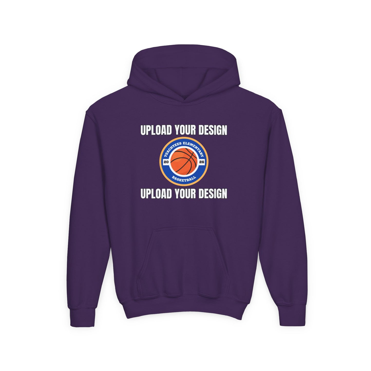 Customizable Youth Pullover Hoodie
