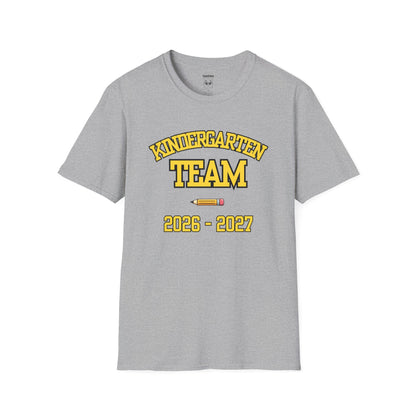 Kindergarten Team 2026–2027 Yellow Tee