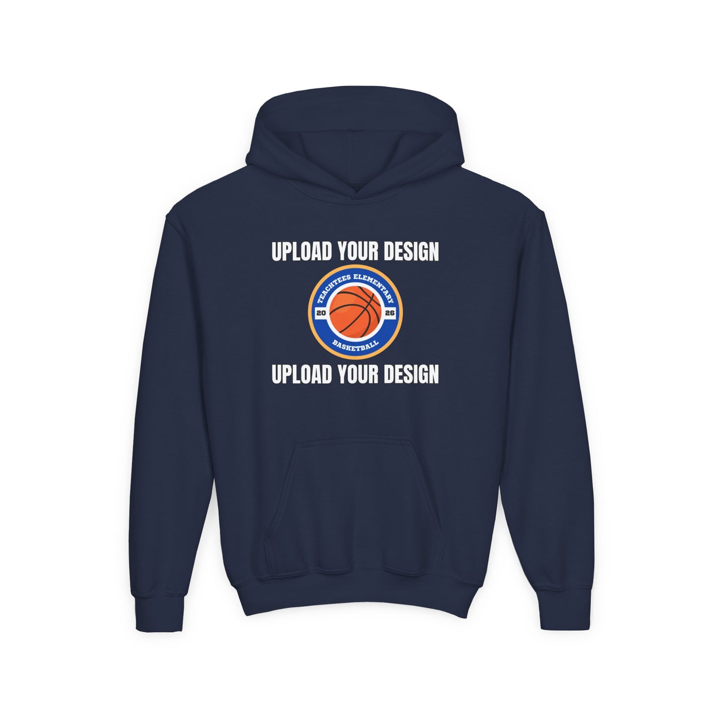 Customizable Youth Pullover Hoodie