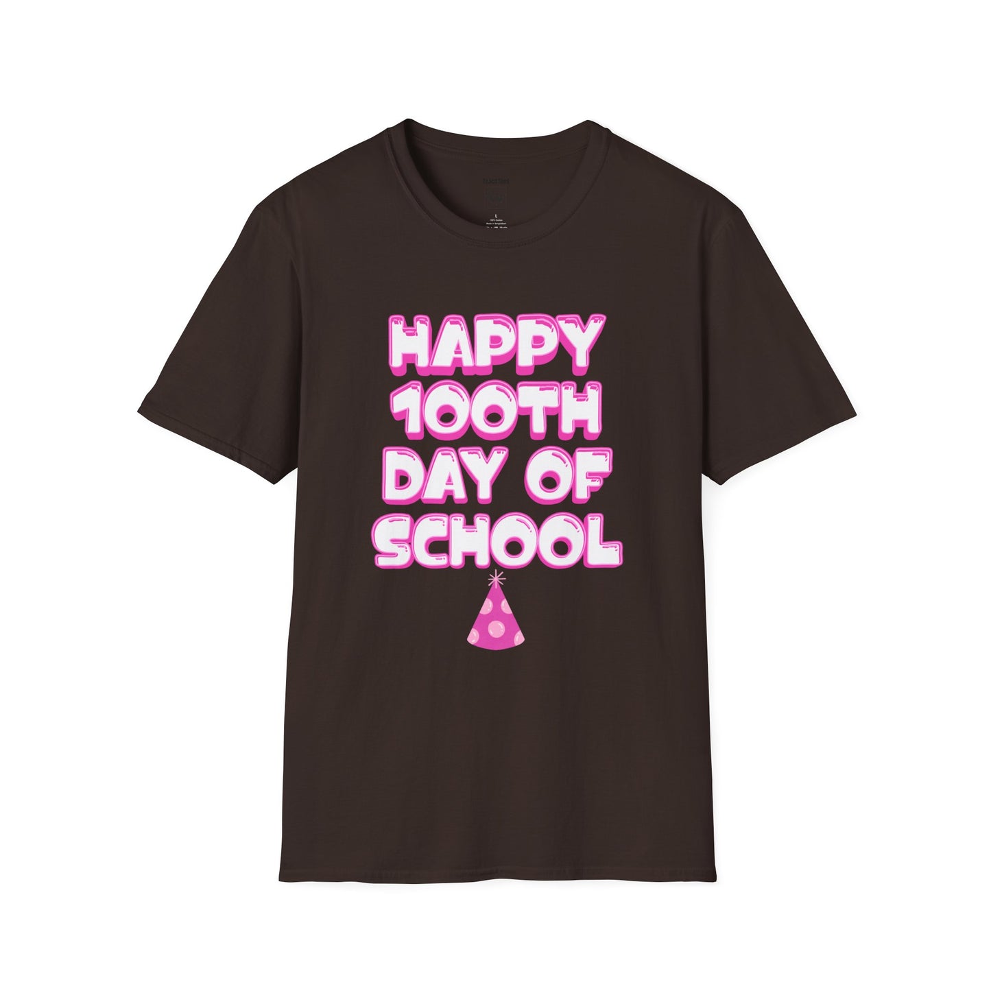 100th Day of School Pink Tee