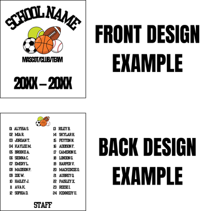 Custom Tee Design Form & Deposit