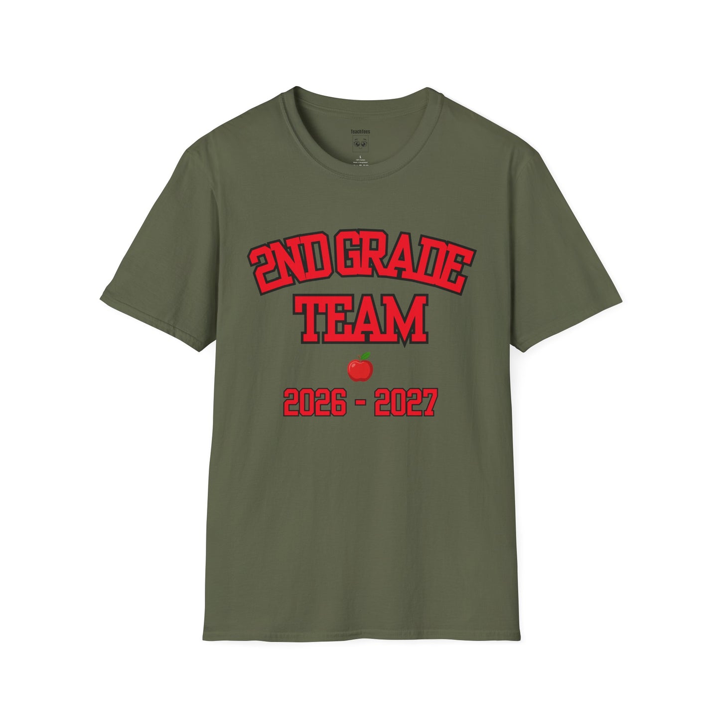 2nd Grade Team 2026-2027 Red Tee