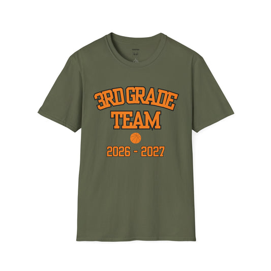 3rd Grade Team 2026–2027 Orange Tee