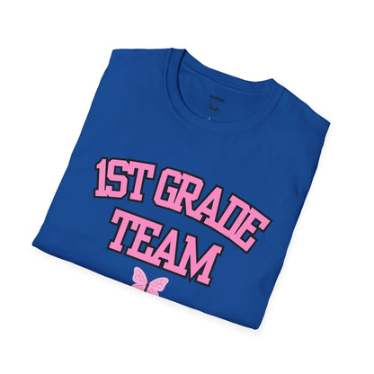 1st Grade Team 2026-2027 Pink Tee