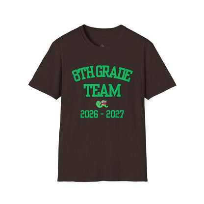 8th Grade Team 2026–2027 Green Tee