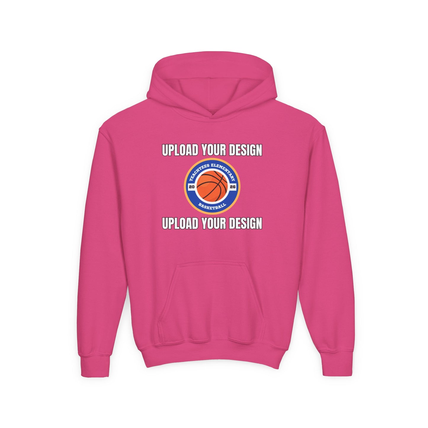 Customizable Youth Pullover Hoodie
