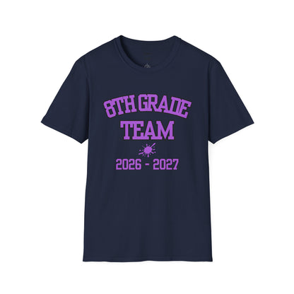 8th Grade Team 2026–2027 Purple Tee