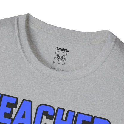 Teacher Off Duty Blue Tee
