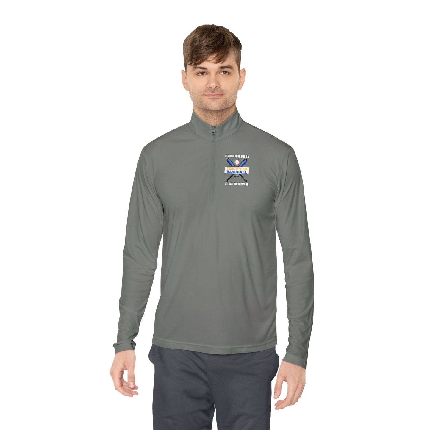 Customizable Adult Quarter-Zip Pullover