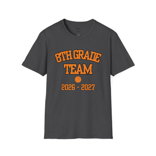 8th Grade Team 2026–2027 Orange Tee