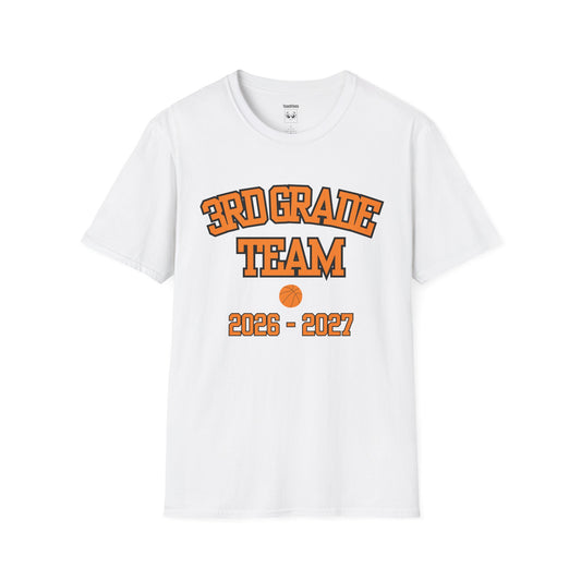 3rd Grade Team 2026–2027 Orange Tee
