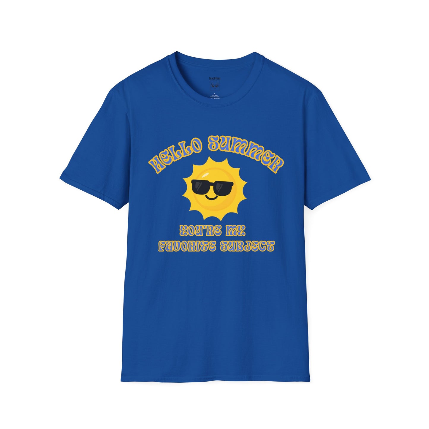 Hello Summer Blue Tee