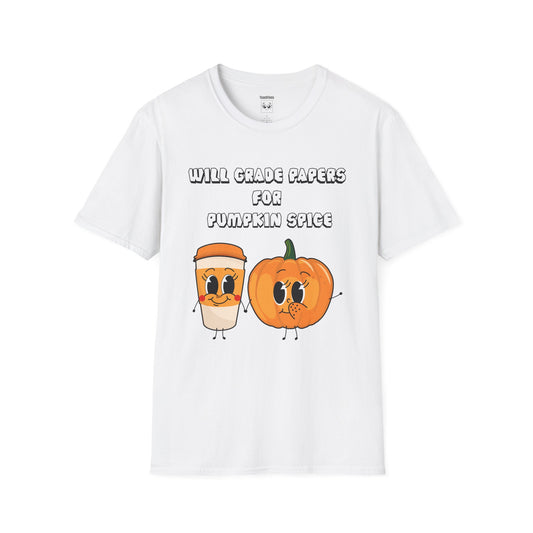 Will Grade Papers For Pumpkin Spice Tee