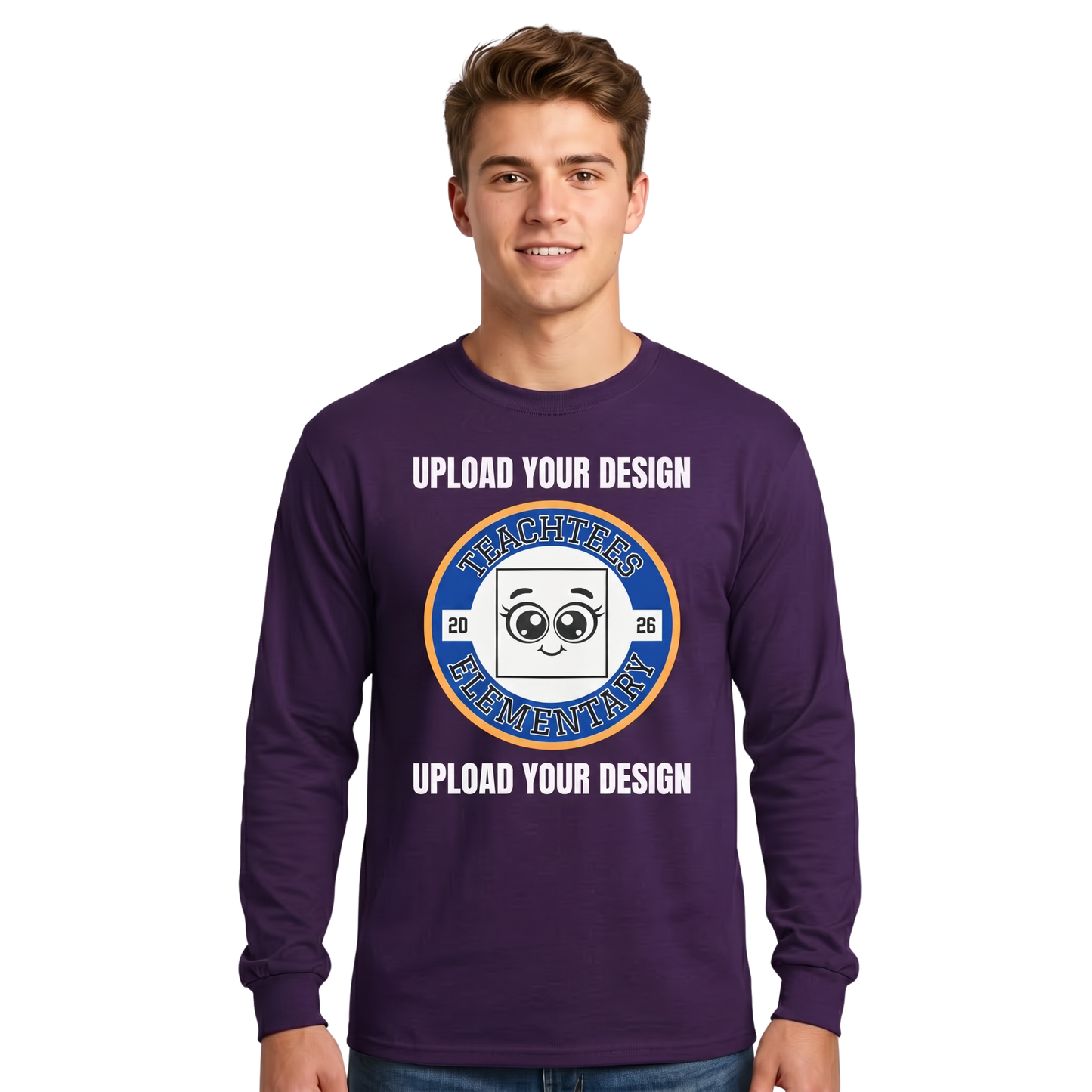 Customizable Adult Long Sleeve Tee