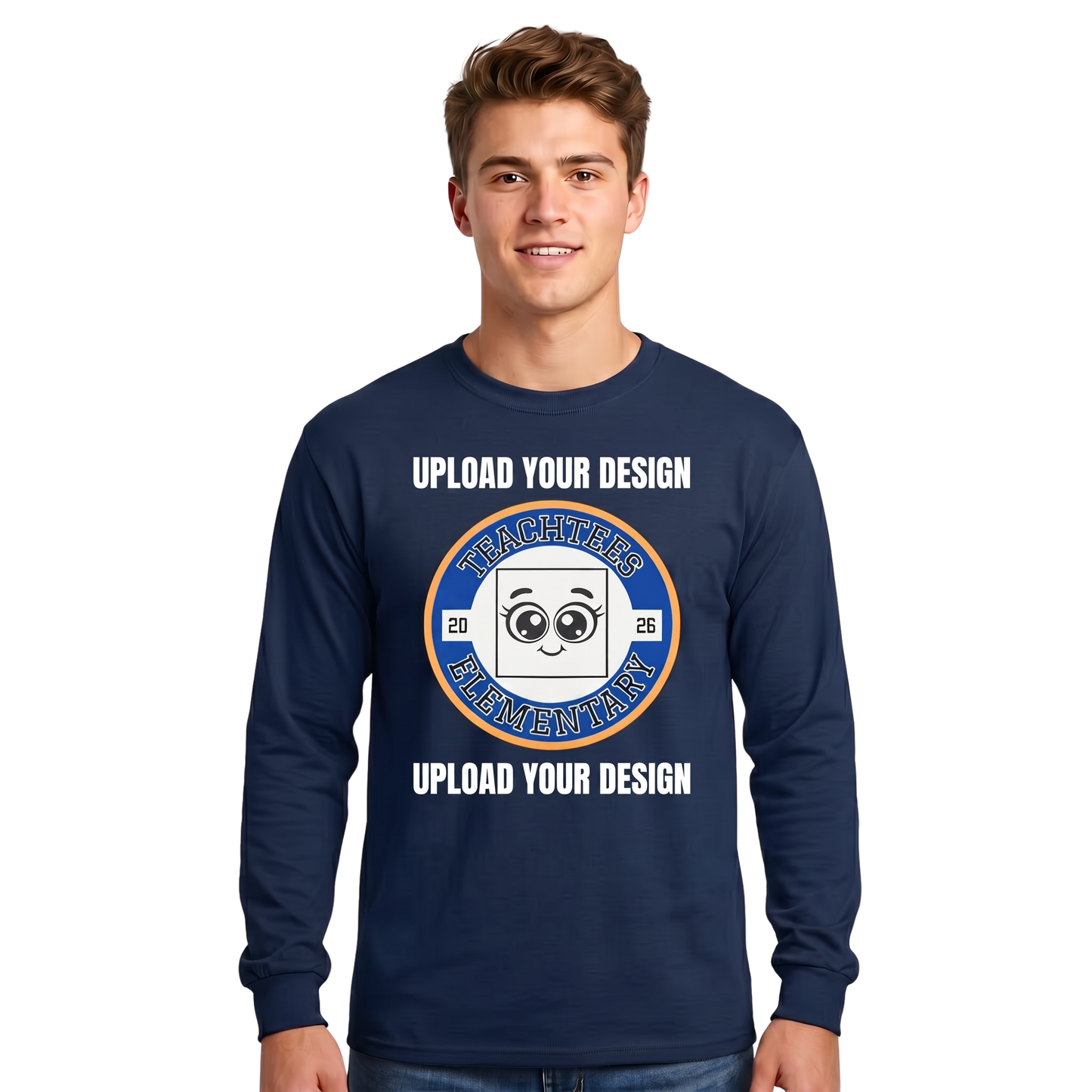 Customizable Adult Long Sleeve Tee
