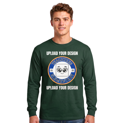 Customizable Adult Long Sleeve Tee